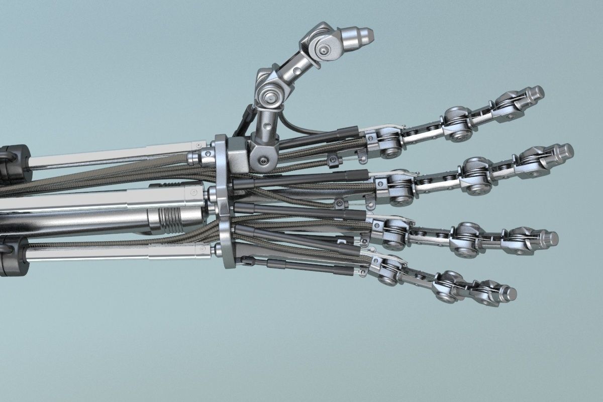 terminator t-800 Arm 3D model_52