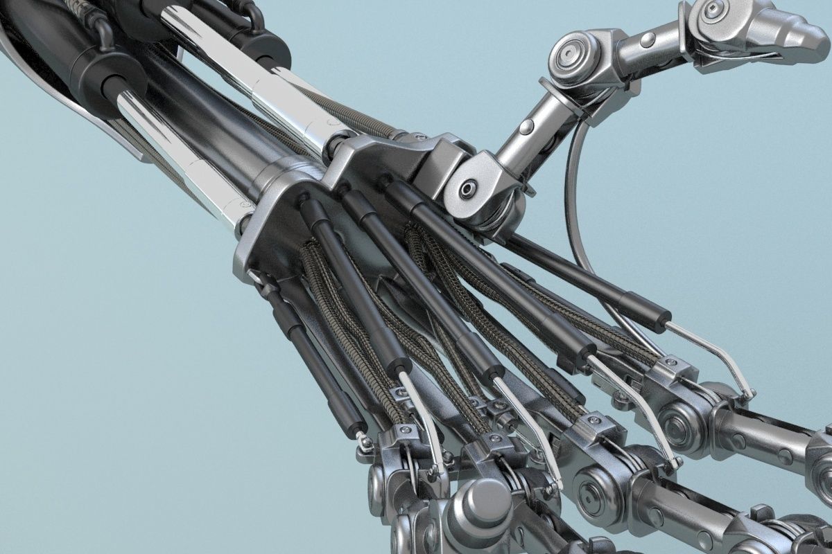 terminator t-800 Arm 3D model_49