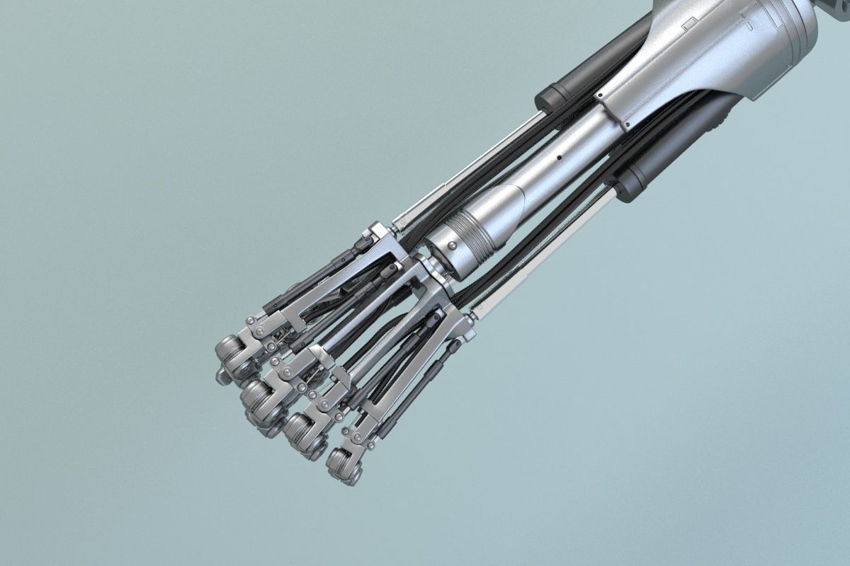 terminator t-800 Arm 3D model_26