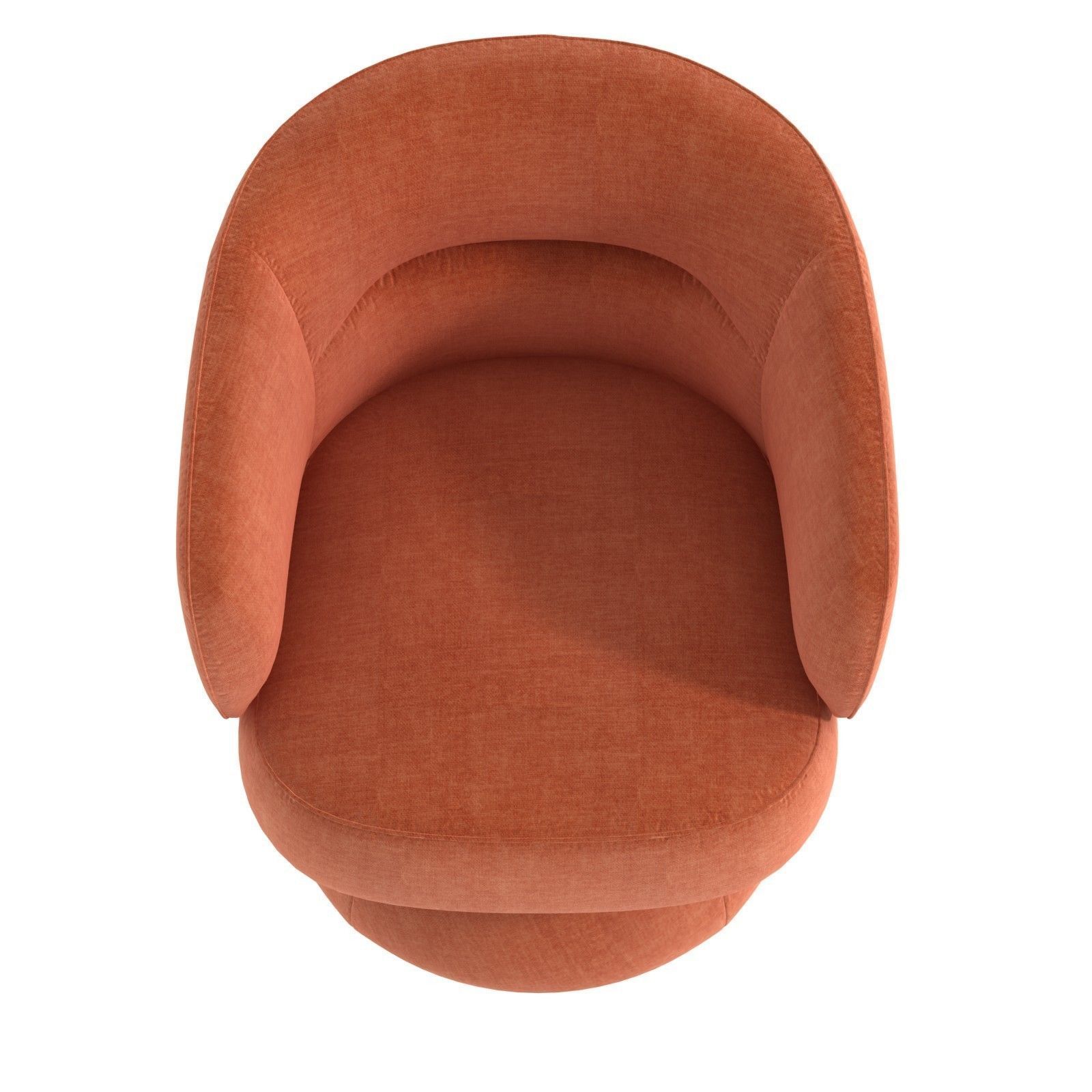 Article Makeva Anise Brown Swivel Chair 3D model_5