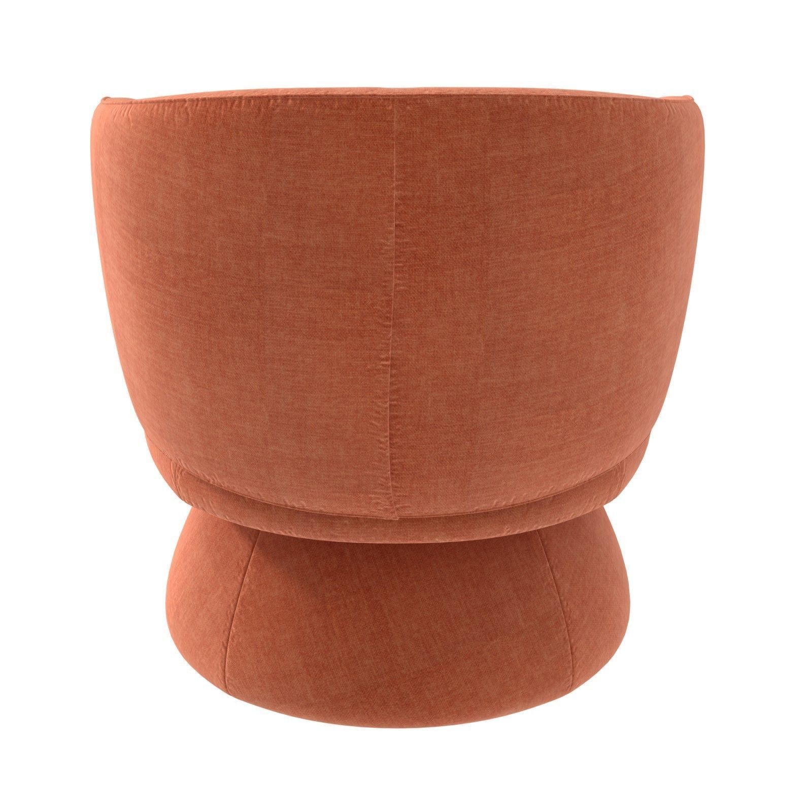 Article Makeva Anise Brown Swivel Chair 3D model_3