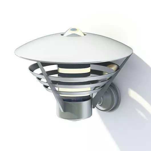Stainless Garden Lamp 3D model_0