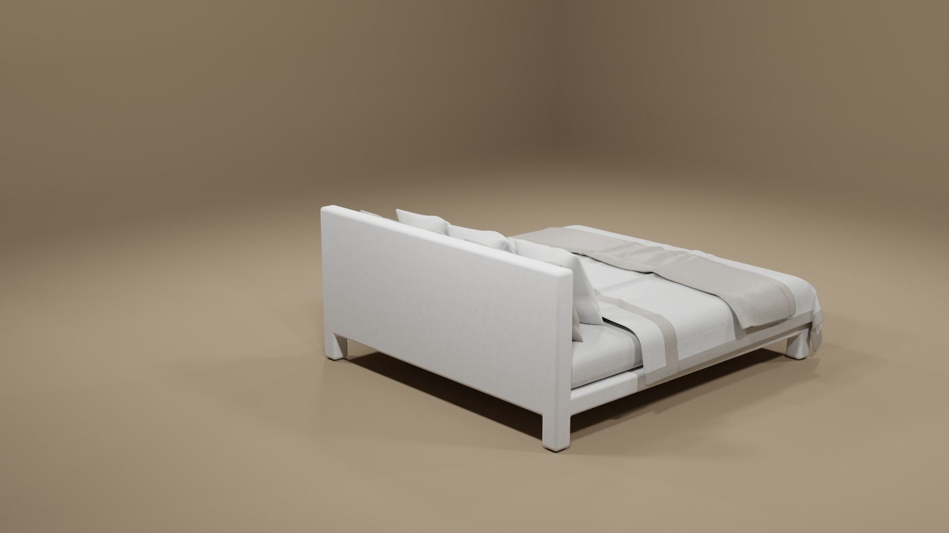 DOUBLE BED 3D model_6