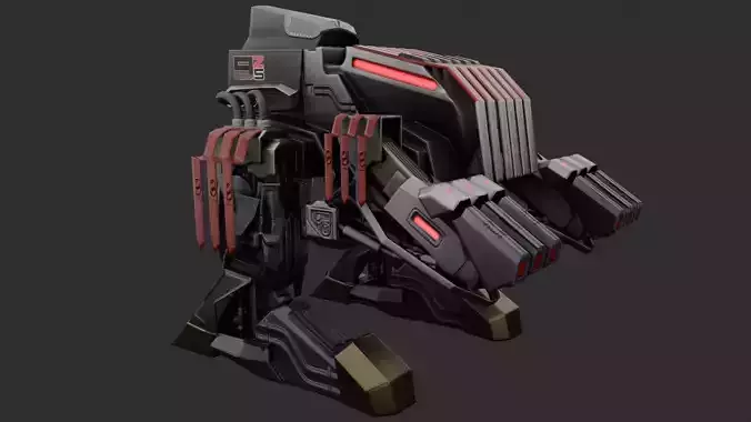 Sci-Fi Mecha Robot