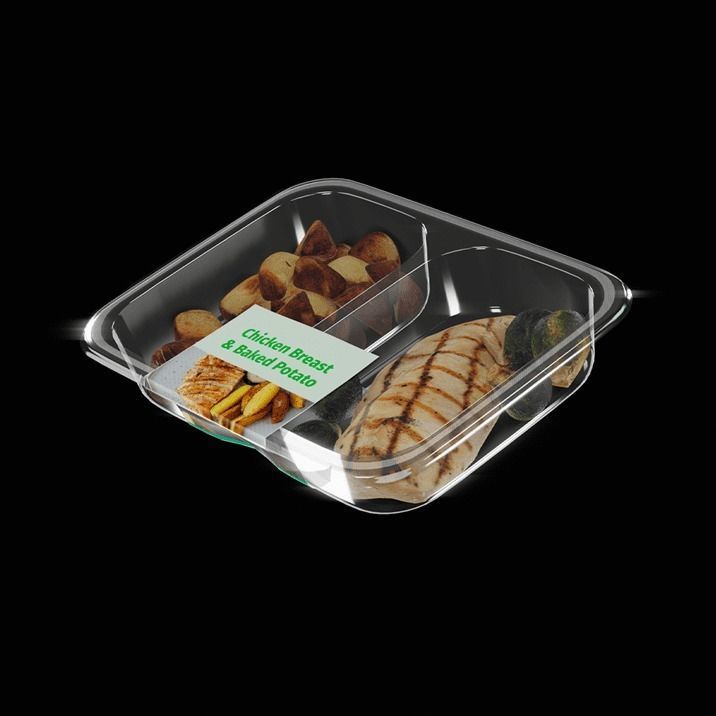 Package of Chicken Potato Tray 3D model_5