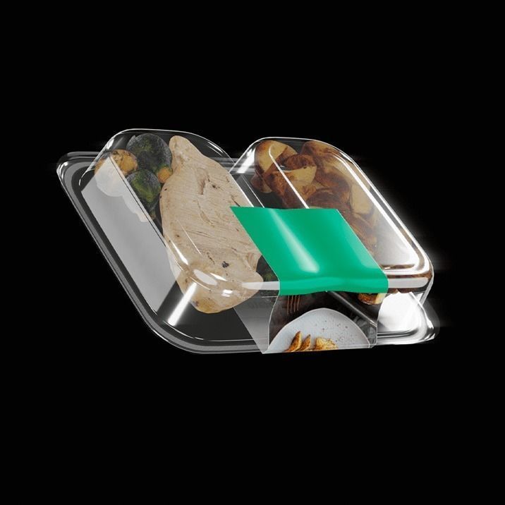 Package of Chicken Potato Tray 3D model_4