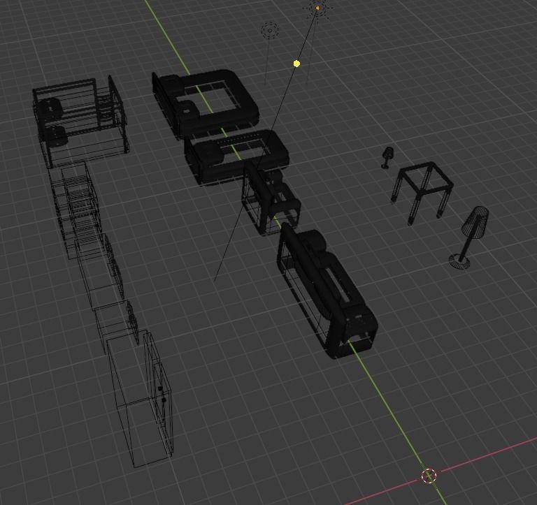 Asset pak furniture Free 3D model_14