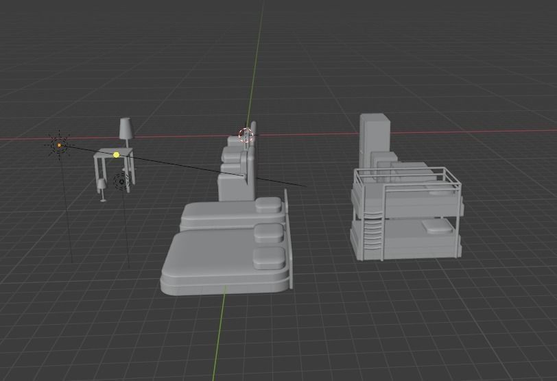 Asset pak furniture Free 3D model_18