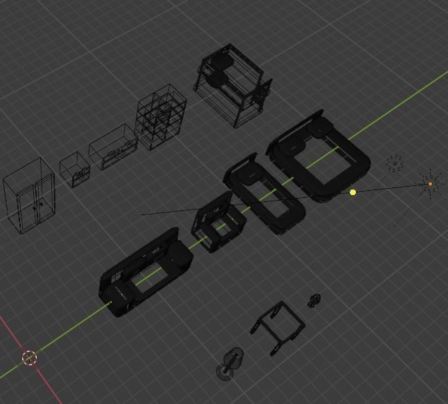 Asset pak furniture Free 3D model_12