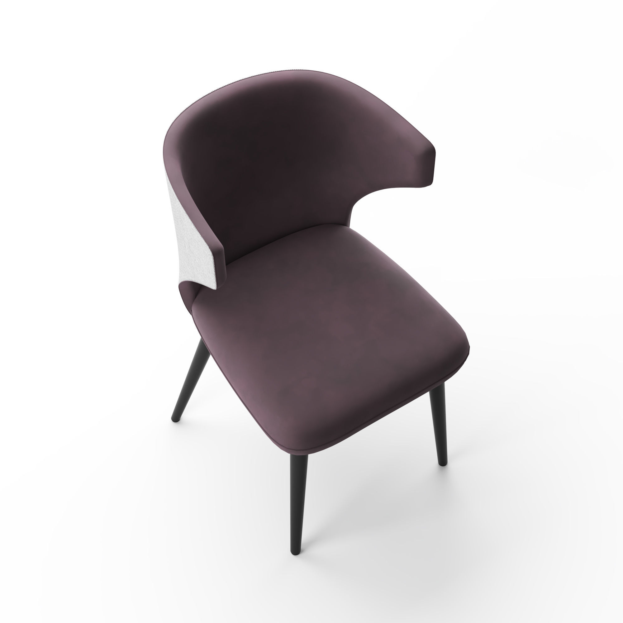 Dixie chair 3D model_3