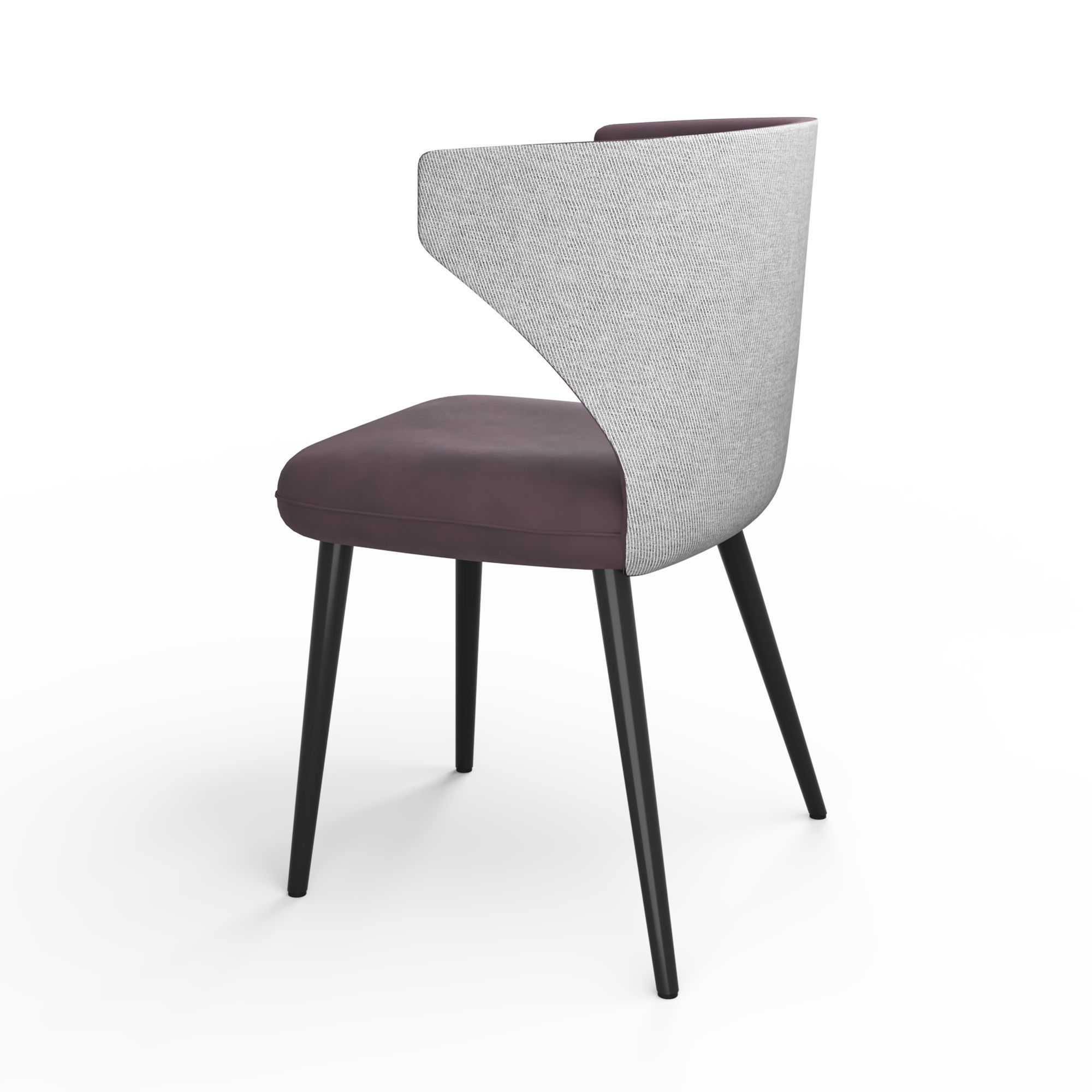 Dixie chair 3D model_2