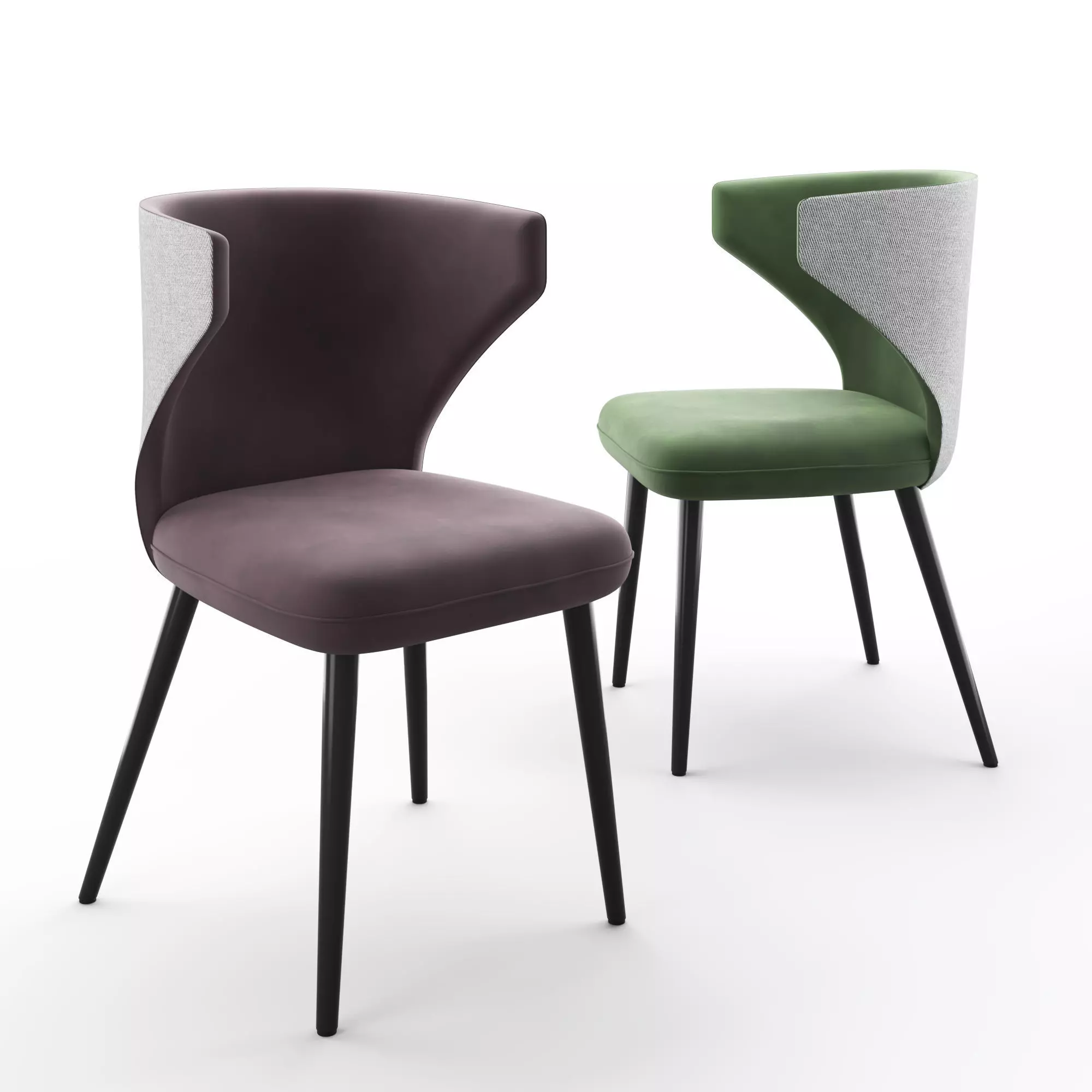 Dixie chair 3D model_0