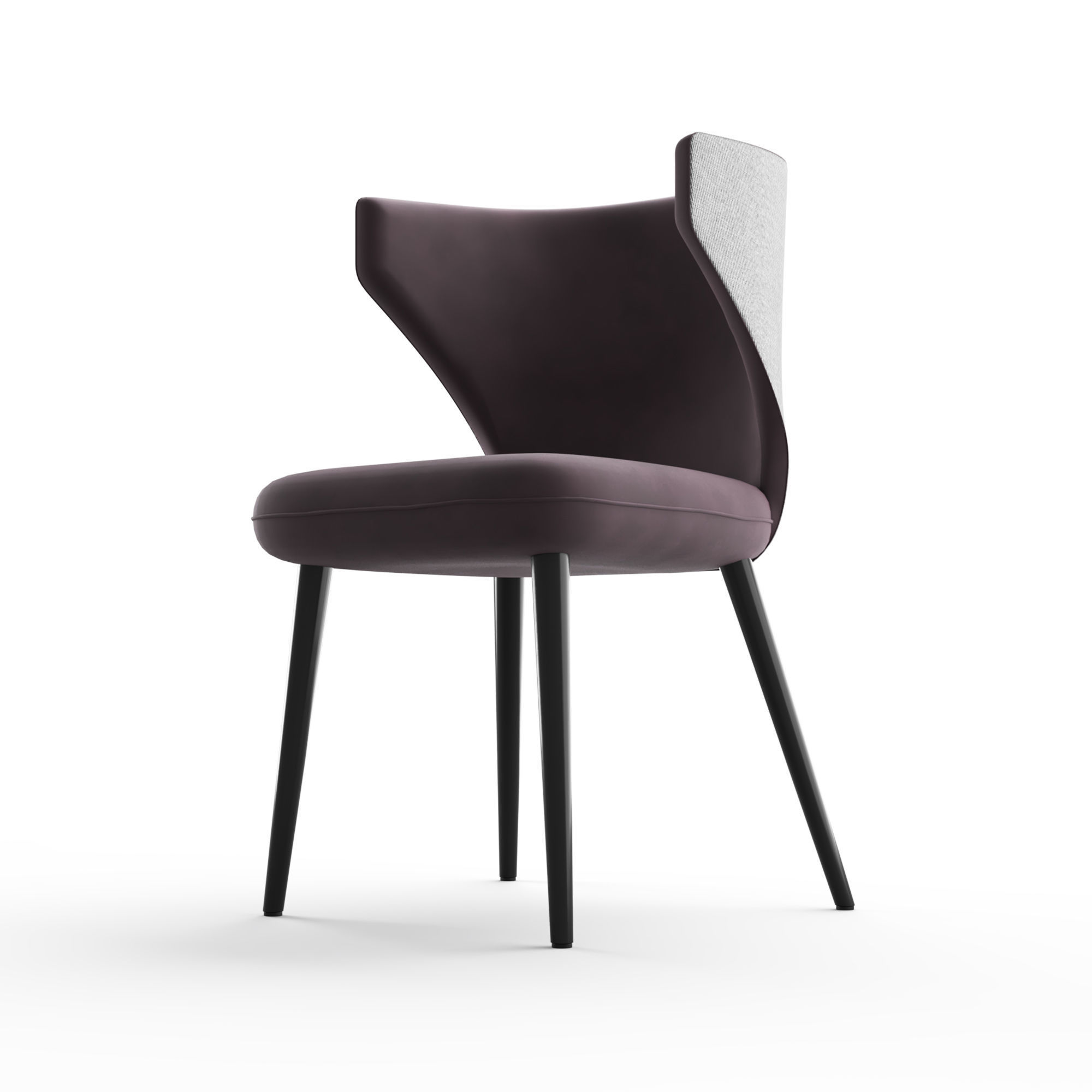 Dixie chair 3D model_4