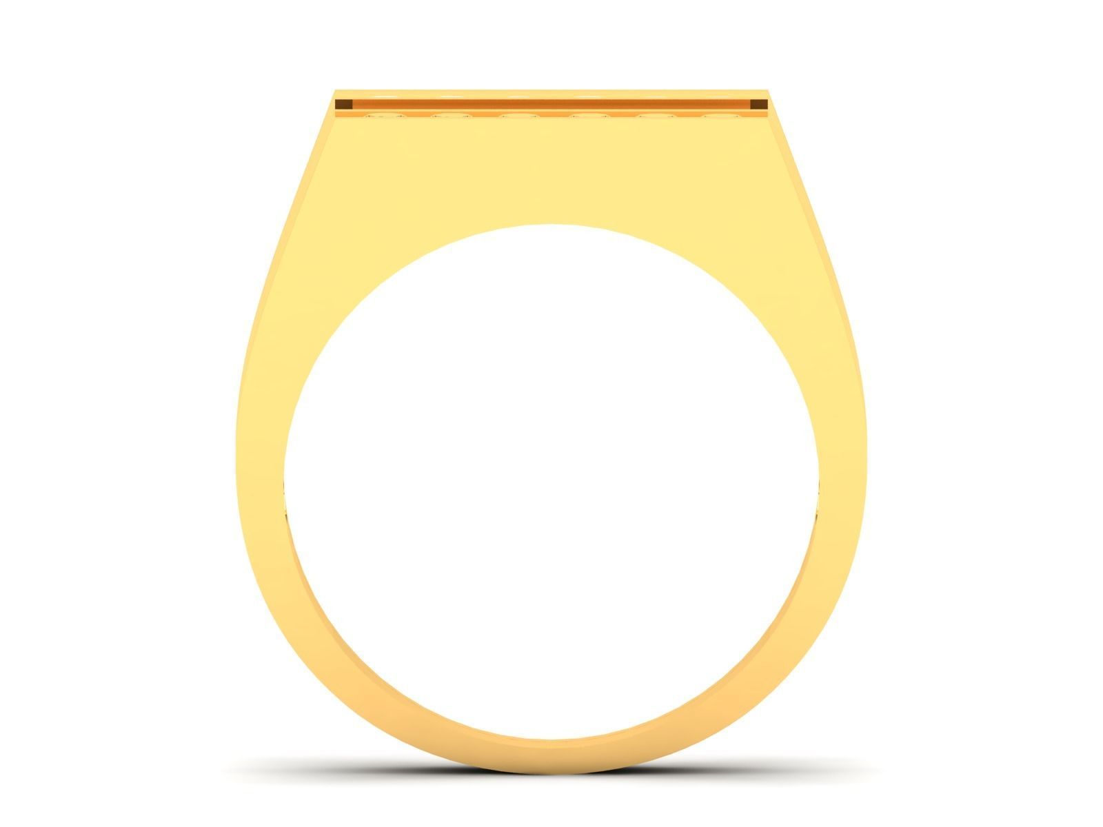 Gents Diamond Ring 3dm render details 3D print model_6