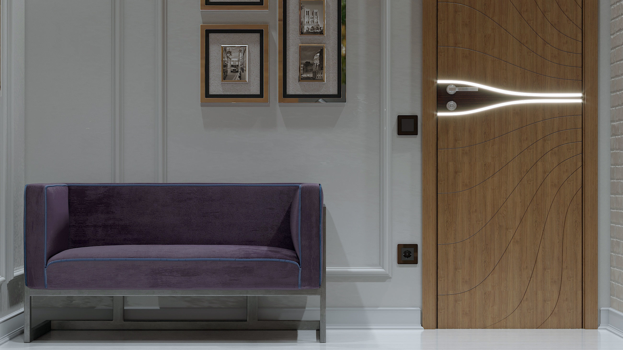 office modern home interior design 3D model_7