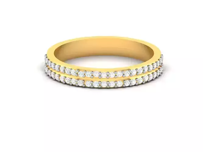 Women Diamond Ring 3dm render details