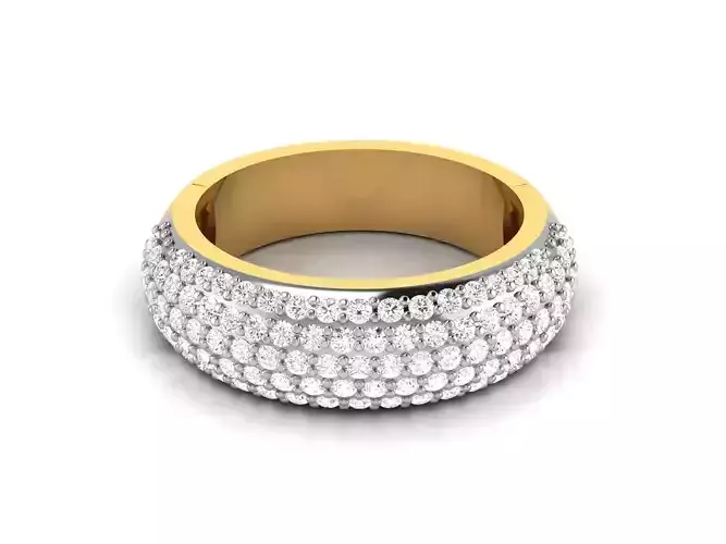 Women Diamond Ring 3dm render details