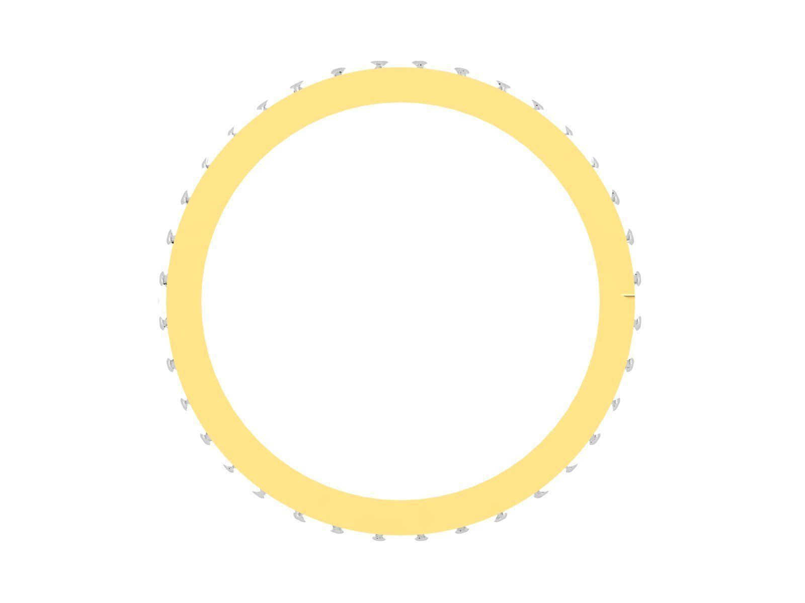 Women Diamond Ring 3dm render details 3D print model_5