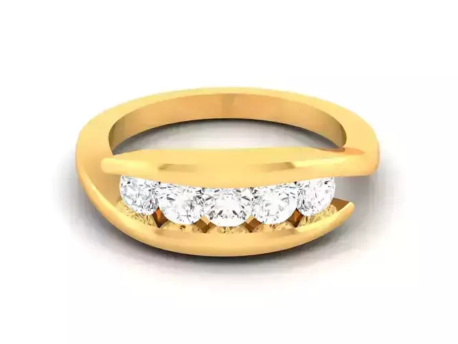 Women Diamond Ring 3dm render details