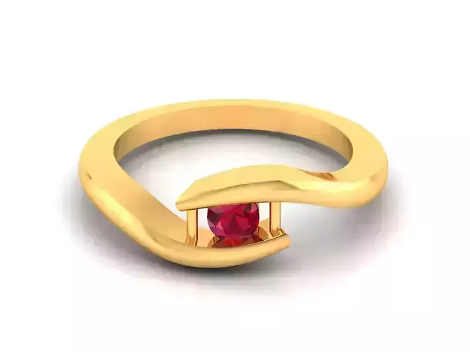 Women Diamond Ring 3dm render details