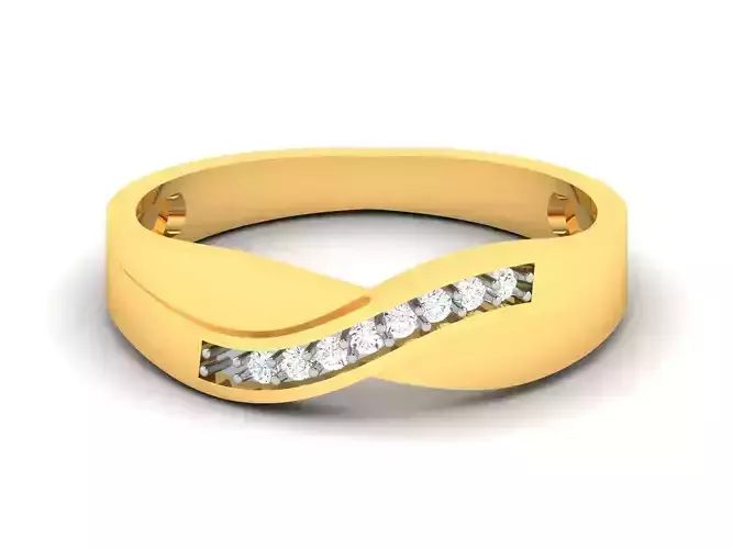 Women Diamond Ring 3dm render details