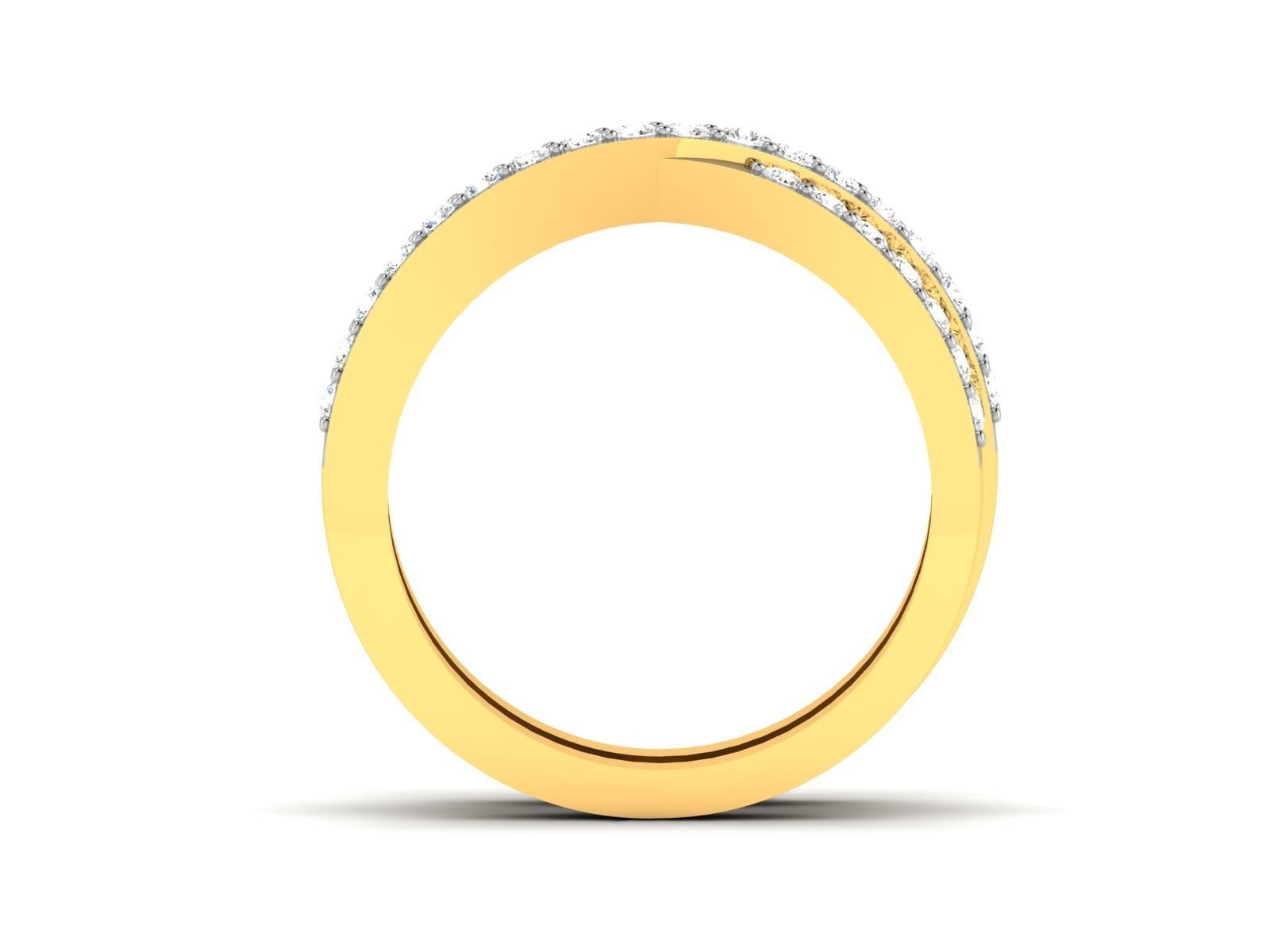 Women Diamond Ring 3dm render details 3D print model_4