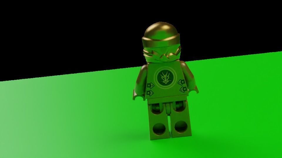 Golden Lloyd Ninjago The Final Battle 3D model_2