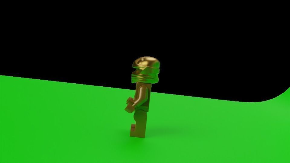 Golden Lloyd Ninjago The Final Battle 3D model_1
