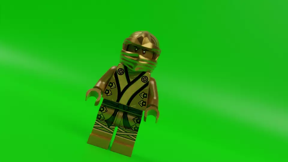 Golden Lloyd Ninjago The Final Battle 3D model_0