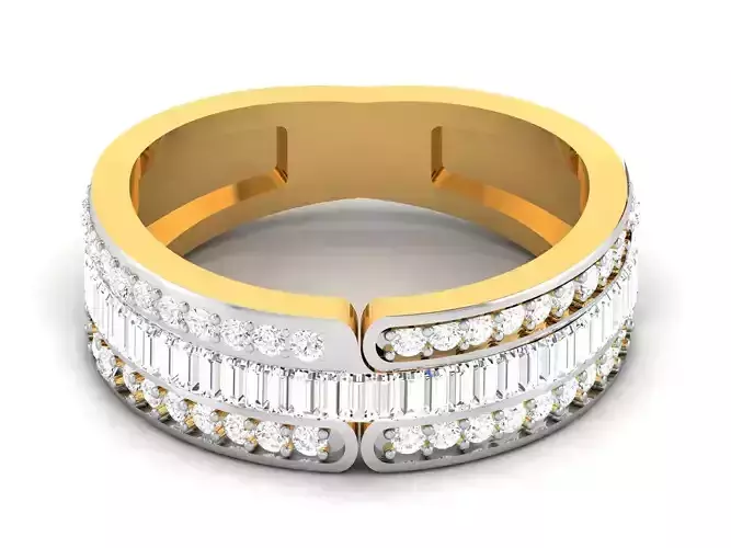 Women Diamond Ring 3dm render details 3D print model