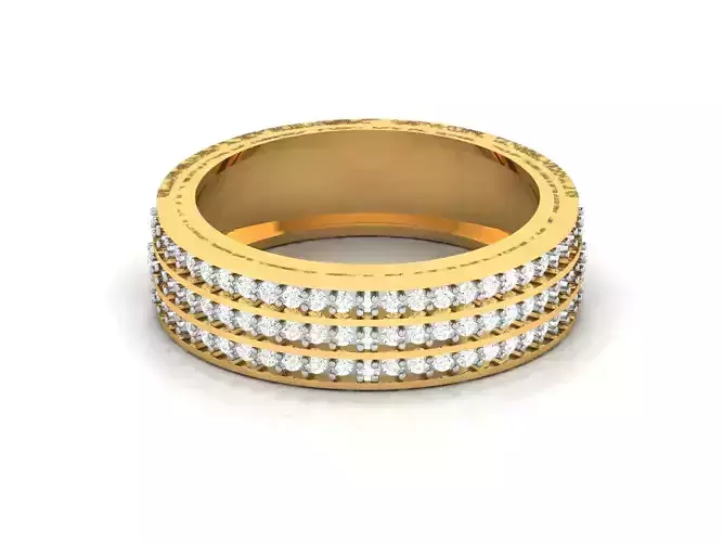 Women Diamond Ring 3dm render details 3D print model
