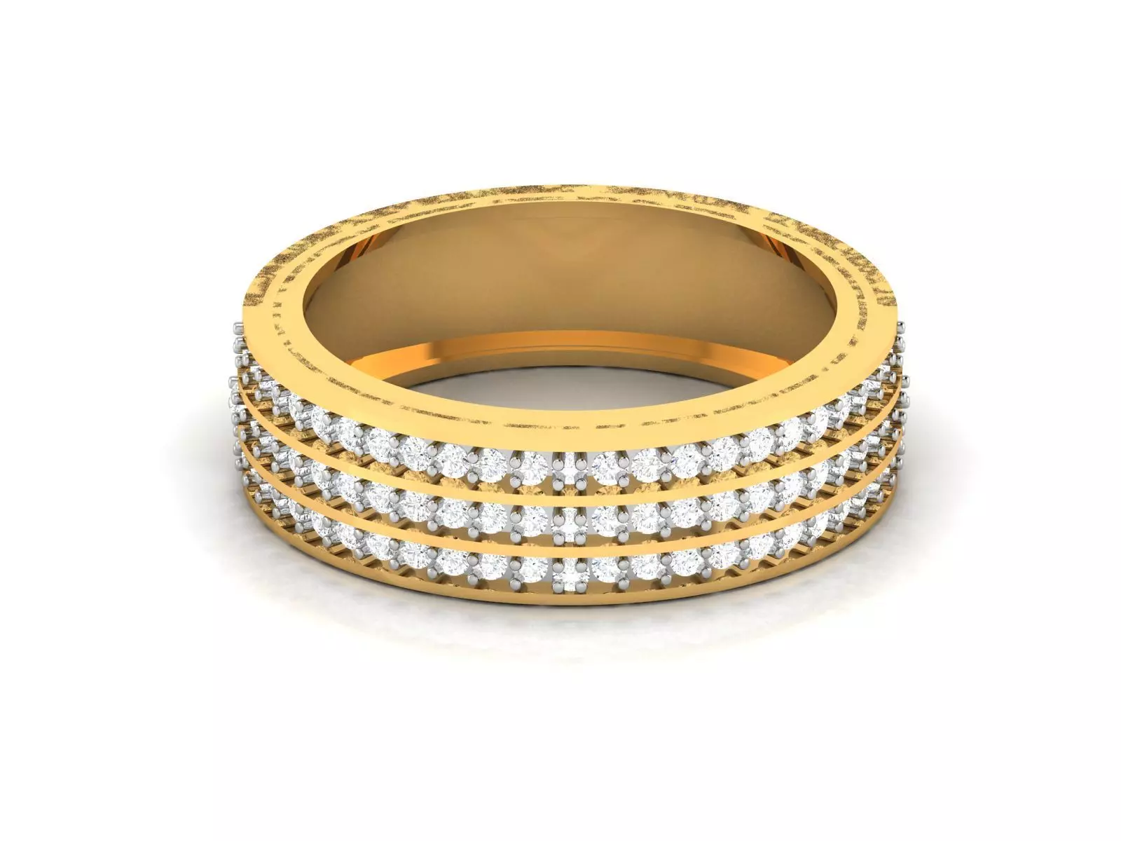 Women Diamond Ring 3dm render details 3D print model_0