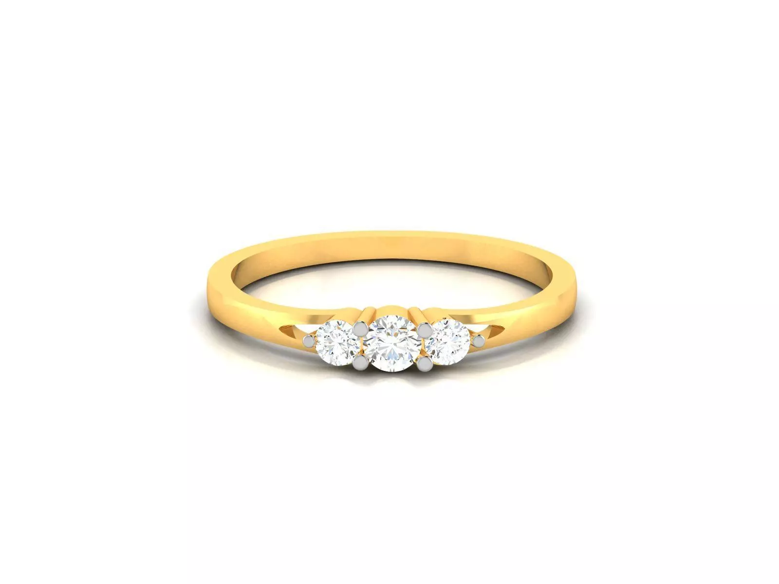 Women Diamond Ring 3dm render details 3D print model_0