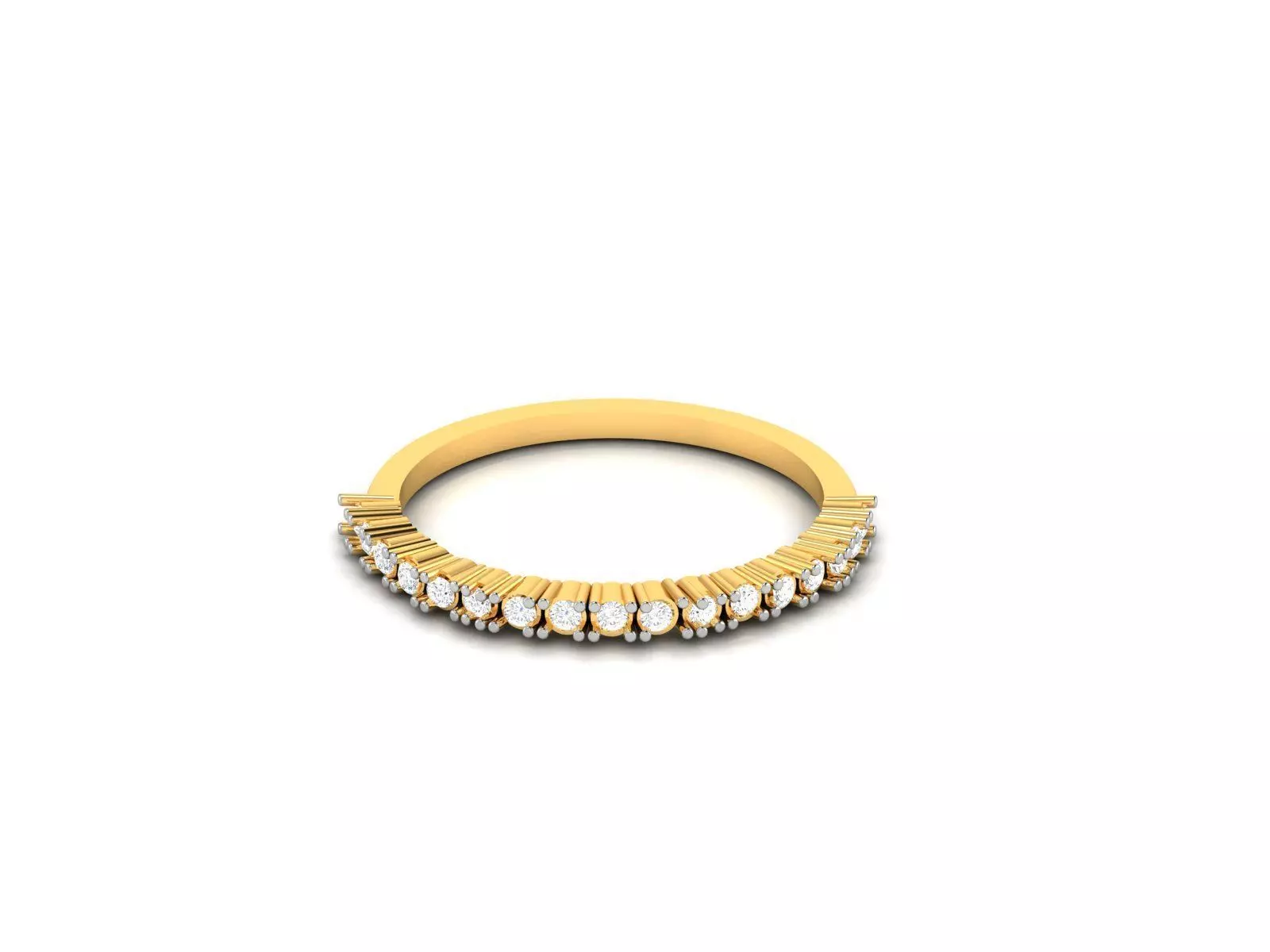 Women Diamond Ring 3dm render details 3D print model_0