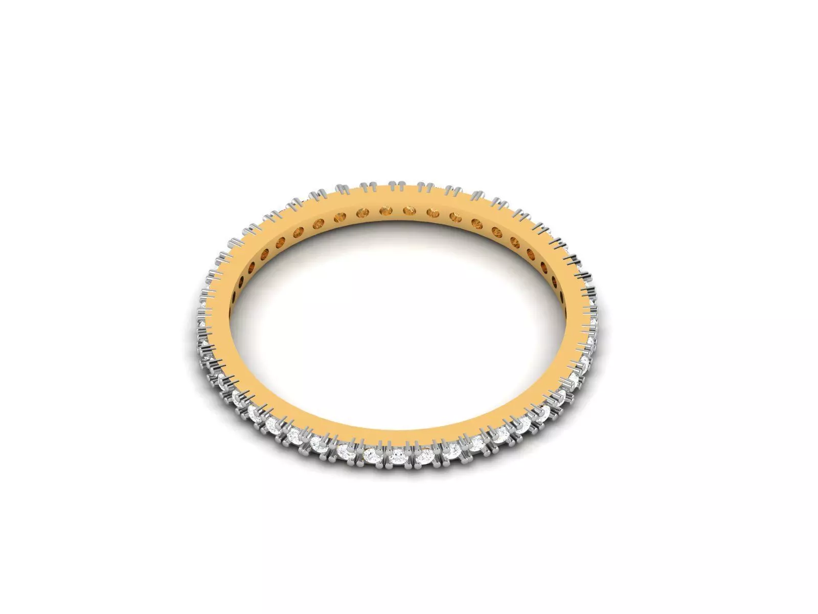 Women Diamond Ring 3dm render details 3D print model_0