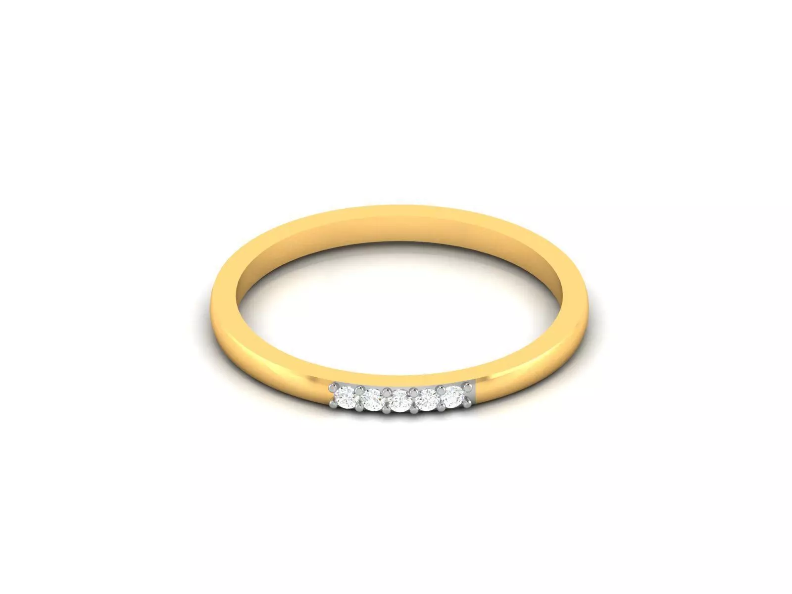 Women Diamond Ring 3dm render details 3D print model_0