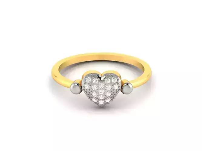 Women Diamond Ring 3dm render details