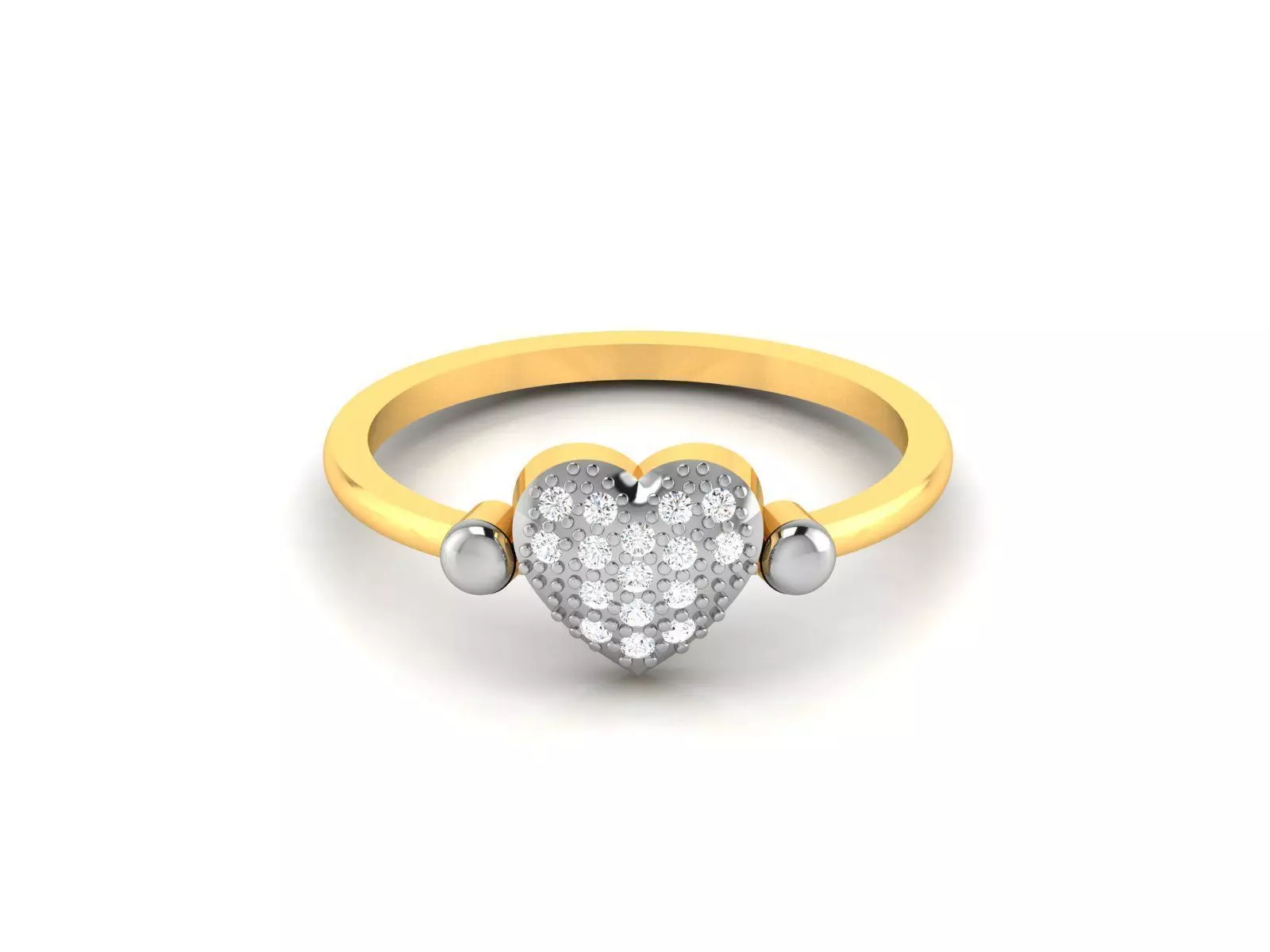 Women Diamond Ring 3dm render details 3D print model_0