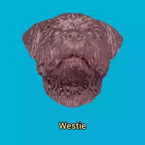 Westie - Handle 3D print model