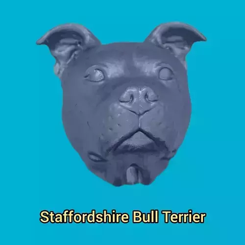 Staffie - Handle 3D print model