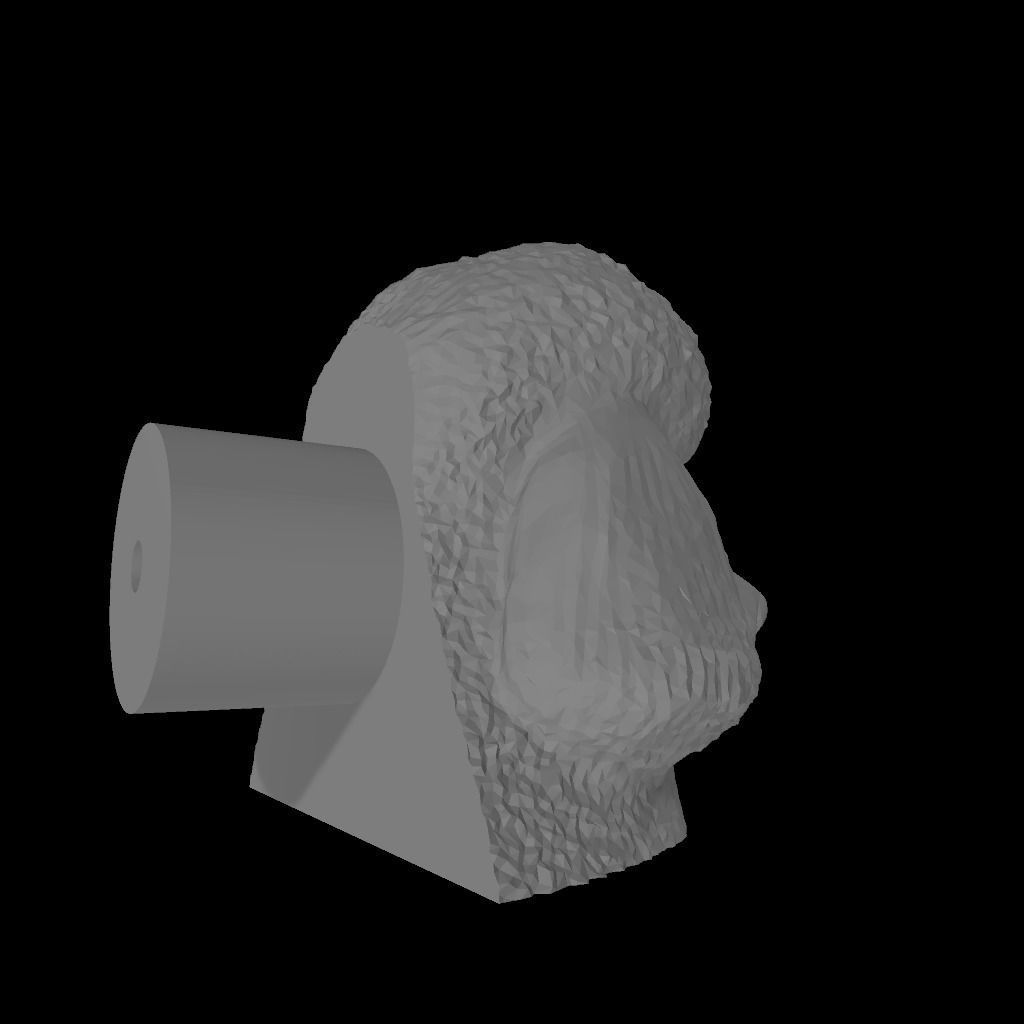 Poodle - Handle 3D print model_5