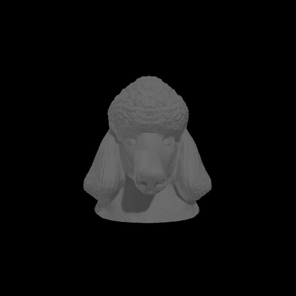 Poodle - Handle 3D print model_3