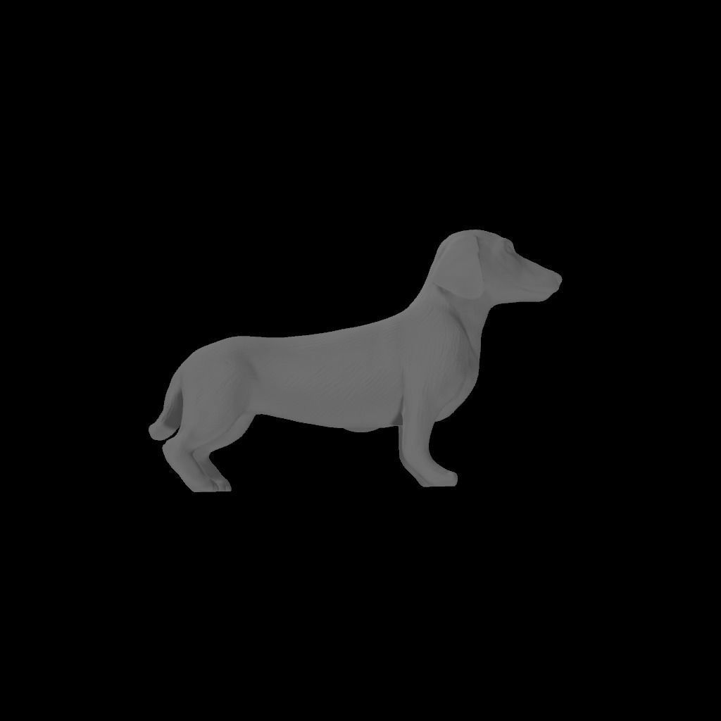 Dachshund - Handle 3D print model_3