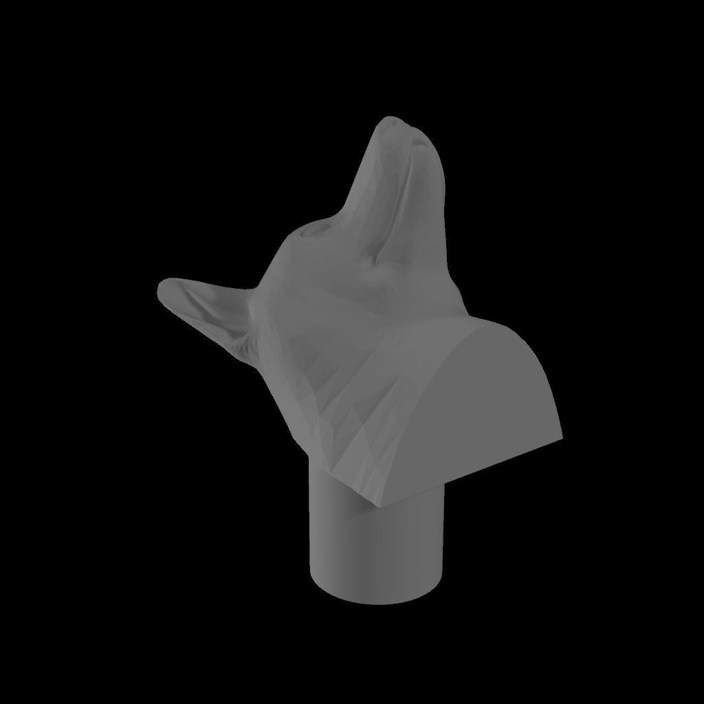 Corgi - Handle 3D print model_1