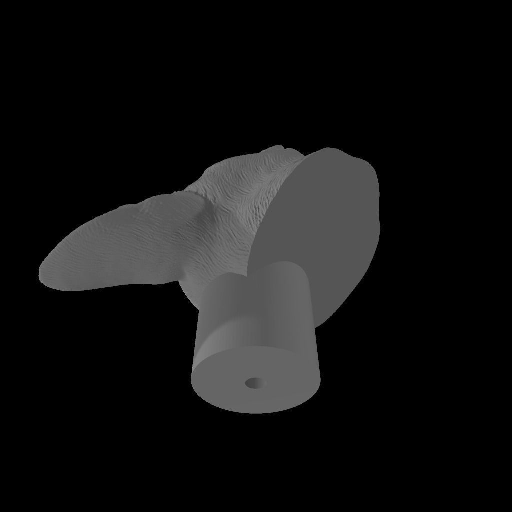 Chiuhauha - Handle 3D print model_3