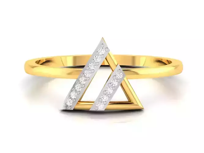 Women Diamond Ring 3dm render details