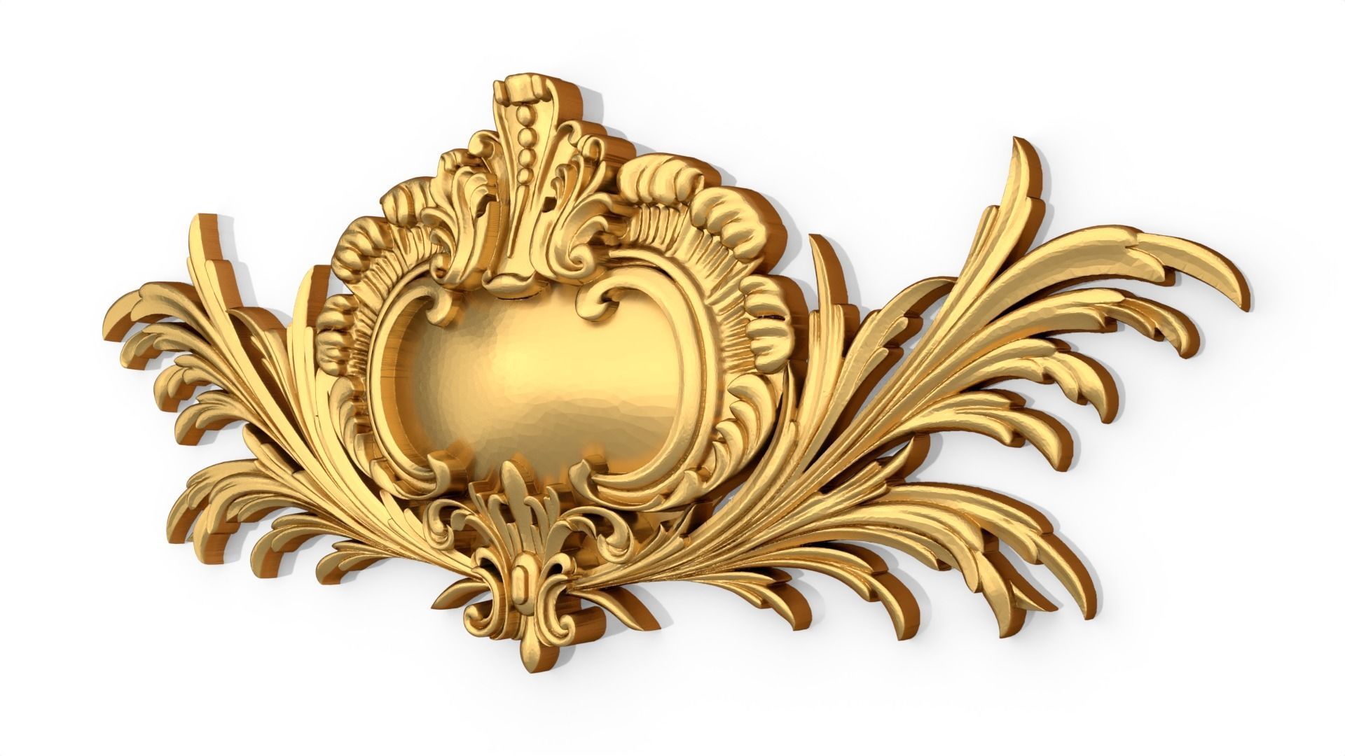 Classic decor ornament 82 3D model_1