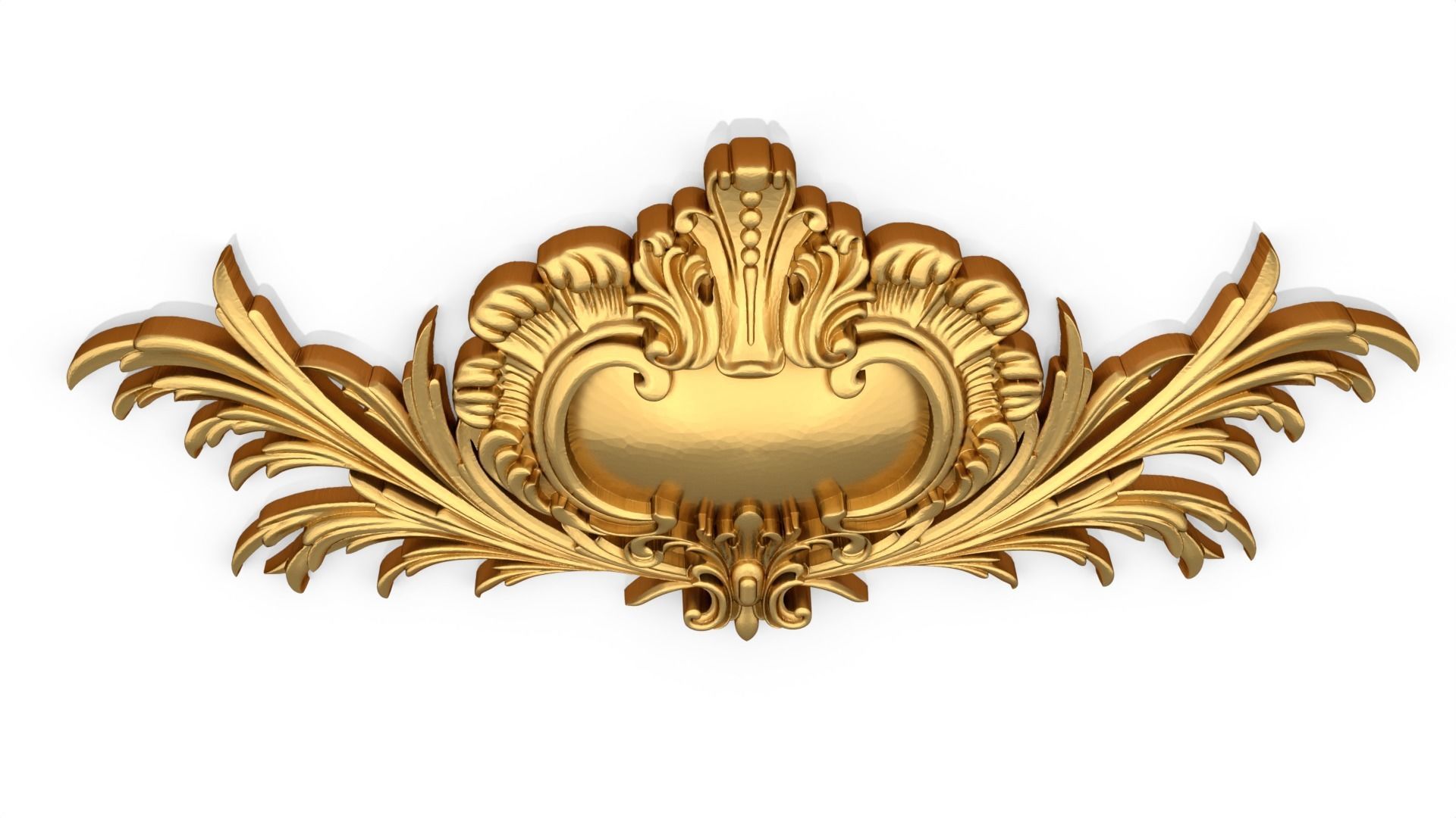 Classic decor ornament 82 3D model_4