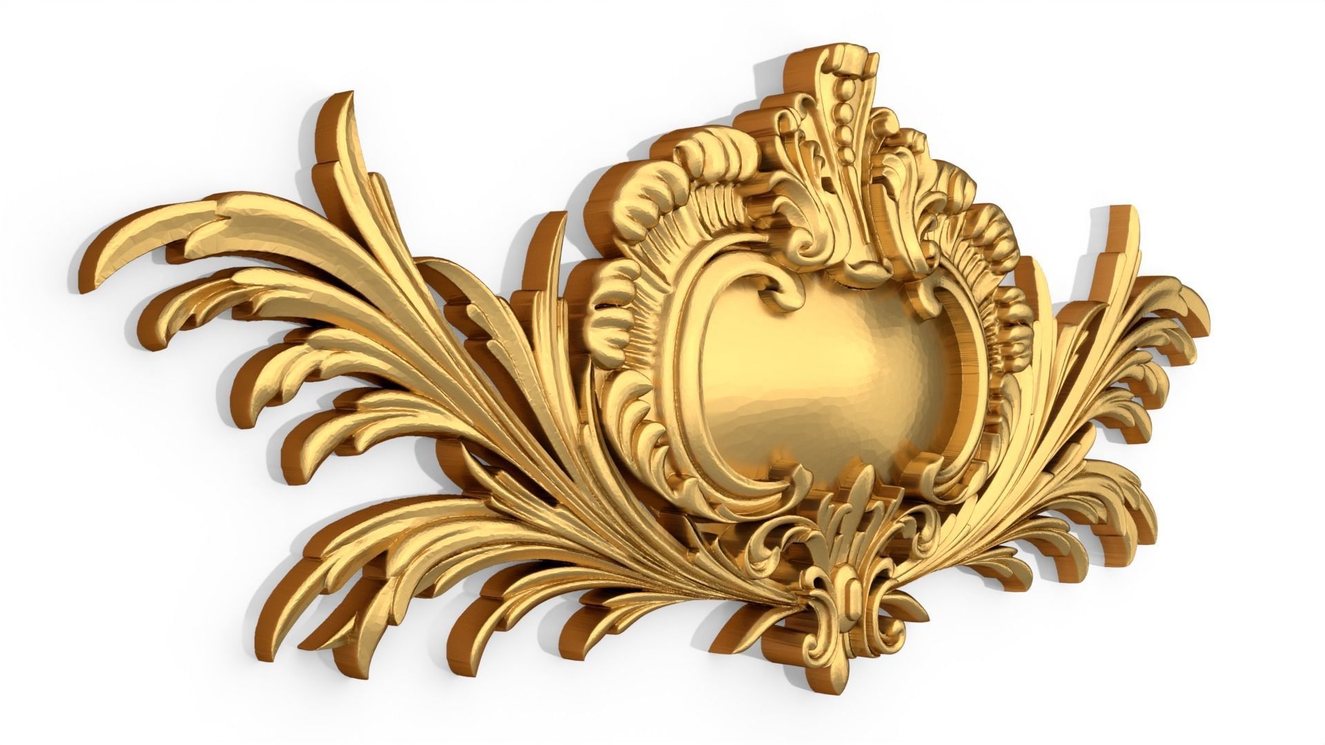 Classic decor ornament 82 3D model_2