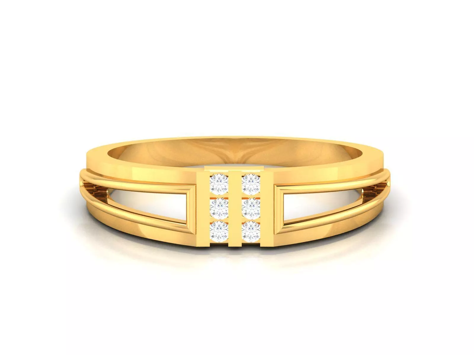 Women Diamond Ring 3dm render details 3D print model_0